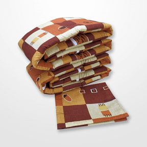 Barna kockás sörpad párna szett