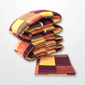 Narancs-zöld kockás sörpad párna szett