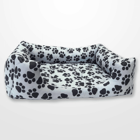 fekete-fehér tappancsos kutyafekhely